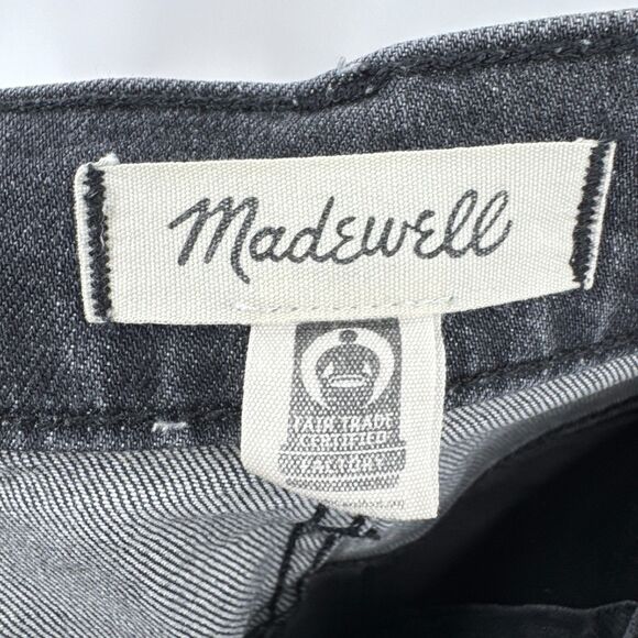 MADEWELL Gray Perfect Vintage Crop Jeans Size 27T 27 Tall Long - Picture 8 of 10